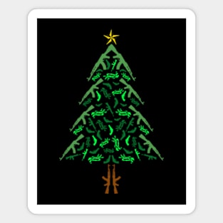 Guns Christmas Tree Magnet